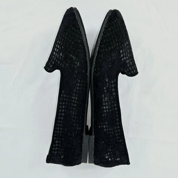 SEYCHELLES WOMEN'S BLACK MEMORY FOAM SEE-THRU MESH UPPER FLATS – SIZE 9W - Picture 10 of 12